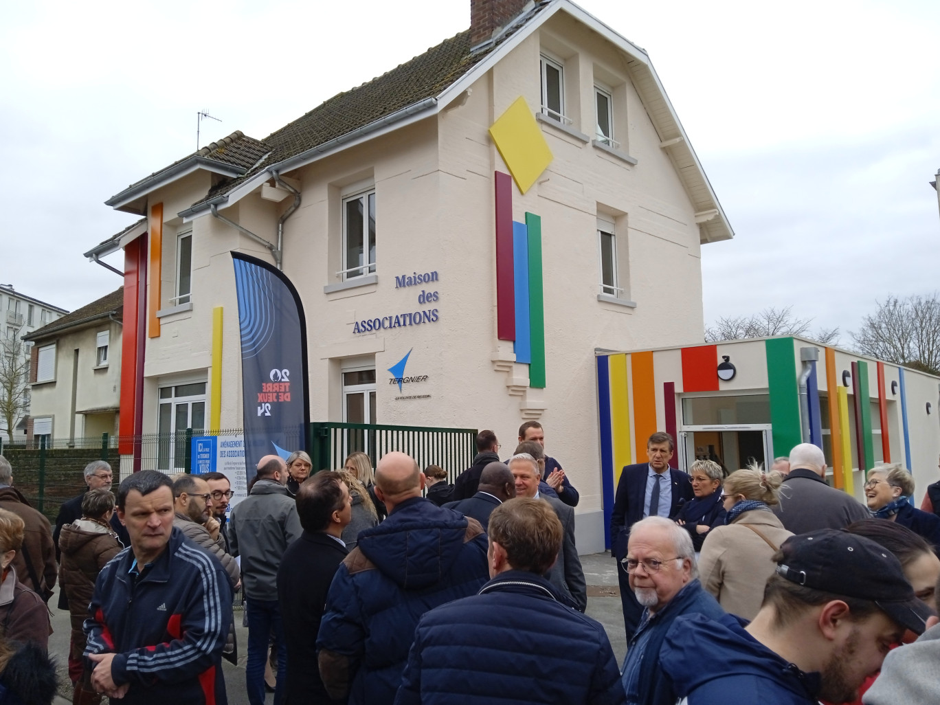 L’ancien Centre social des Lutins a été réhabilité pour devenir Maison des associations. 