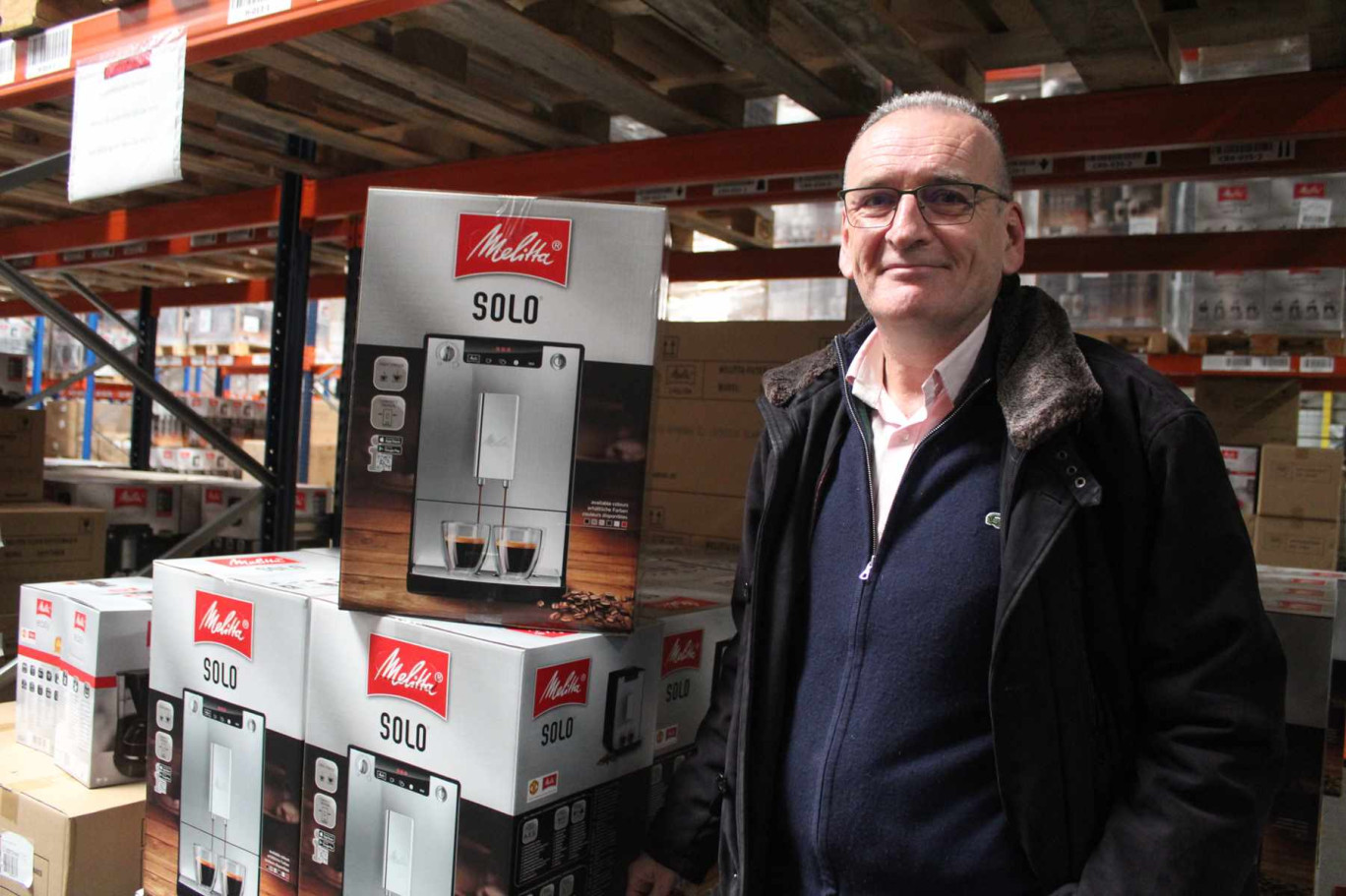 Etienne Jollois est le directeur du site Melitta de Chézy-sur-Marne depuis 2016.