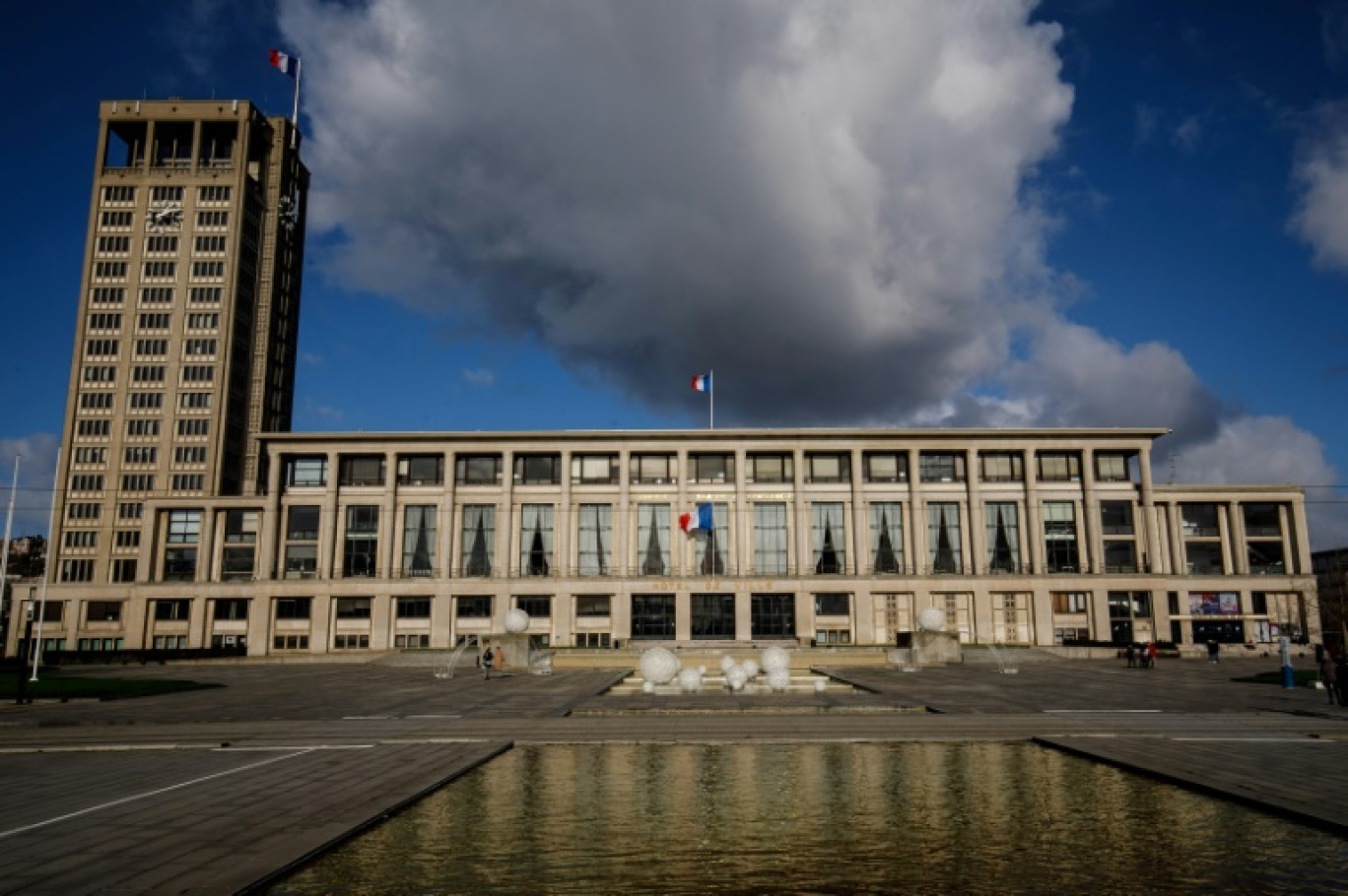 La mairie du Havre, le 19 janvier 2020 © Sameer Al-DOUMY