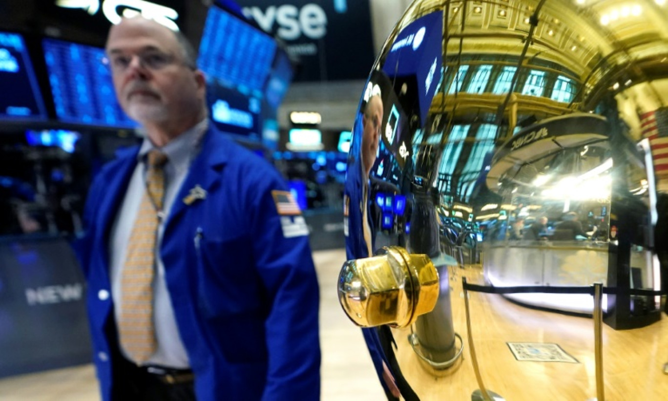 Un opérateur du New York Stock Exchange © TIMOTHY A. CLARY