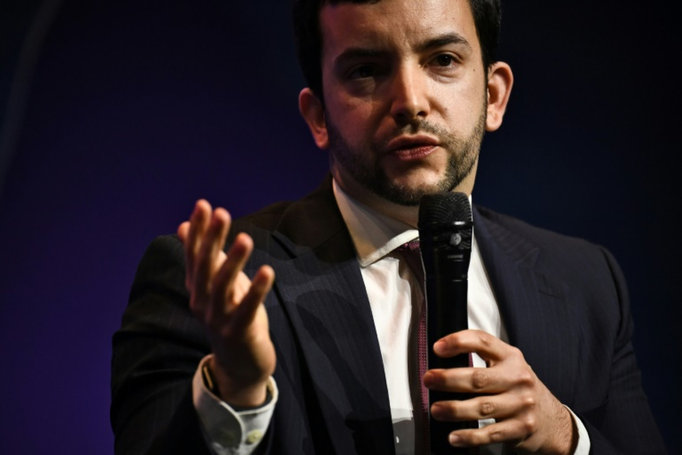 Le député du Rassemblement national Jean-Philippe Tanguy à Bordeaux, le 7 mars 2024 © Christophe ARCHAMBAULT