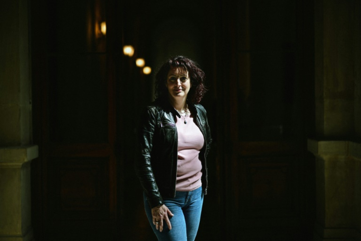 La lieutenant-colonel de gendarmerie Marie-Laure Brunel-Dupin à Lyon, le 5 avril 2024 © OLIVIER CHASSIGNOLE