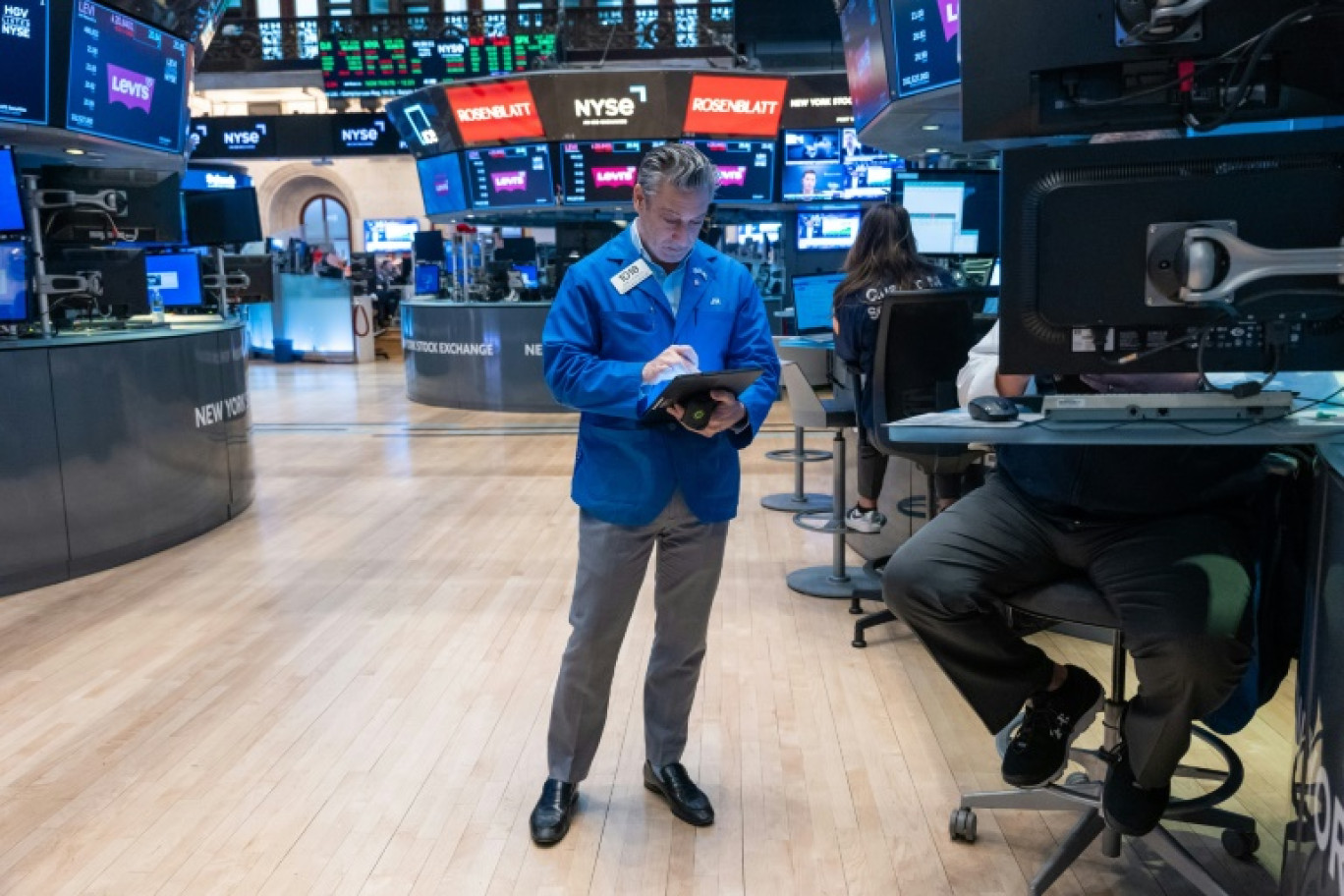 Le parquet du New York Stock Exchange © SPENCER PLATT