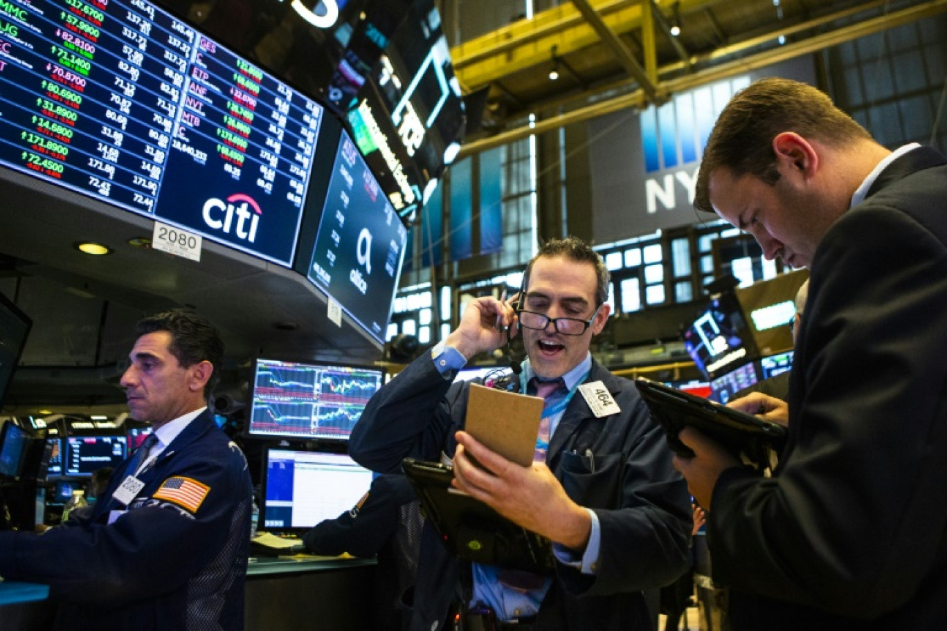 Des opérateurs du New York Stock Exchange © EDUARDO MUNOZ ALVAREZ