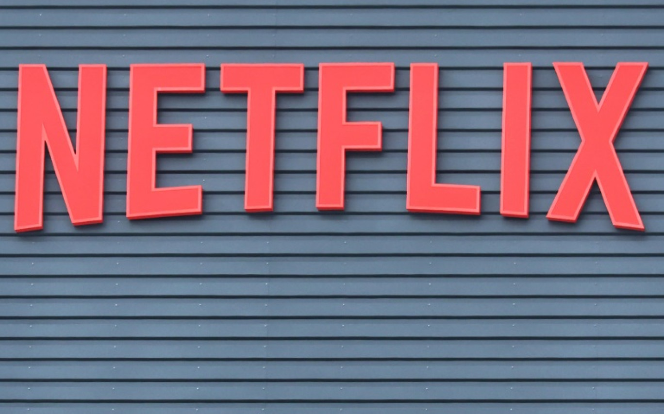 Le logo de Netflix à Los Angeles en Californie, le 24 janvier 2024 © MARIO TAMA