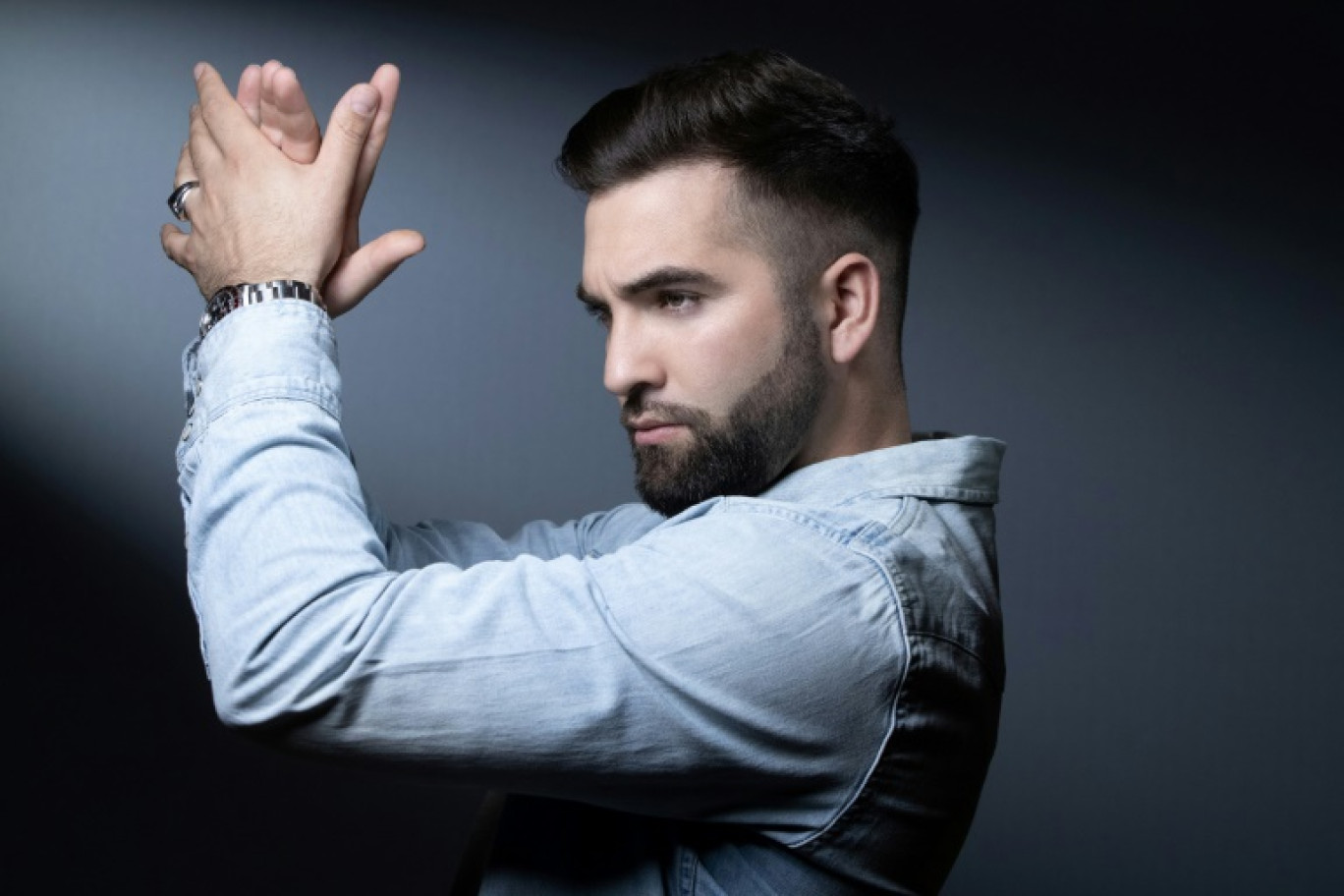 Kendji Girac, le 22 mars 2021, à Paris © JOEL SAGET