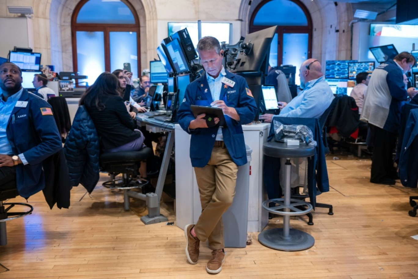 Le parquet du New York Stock Exchange © SPENCER PLATT