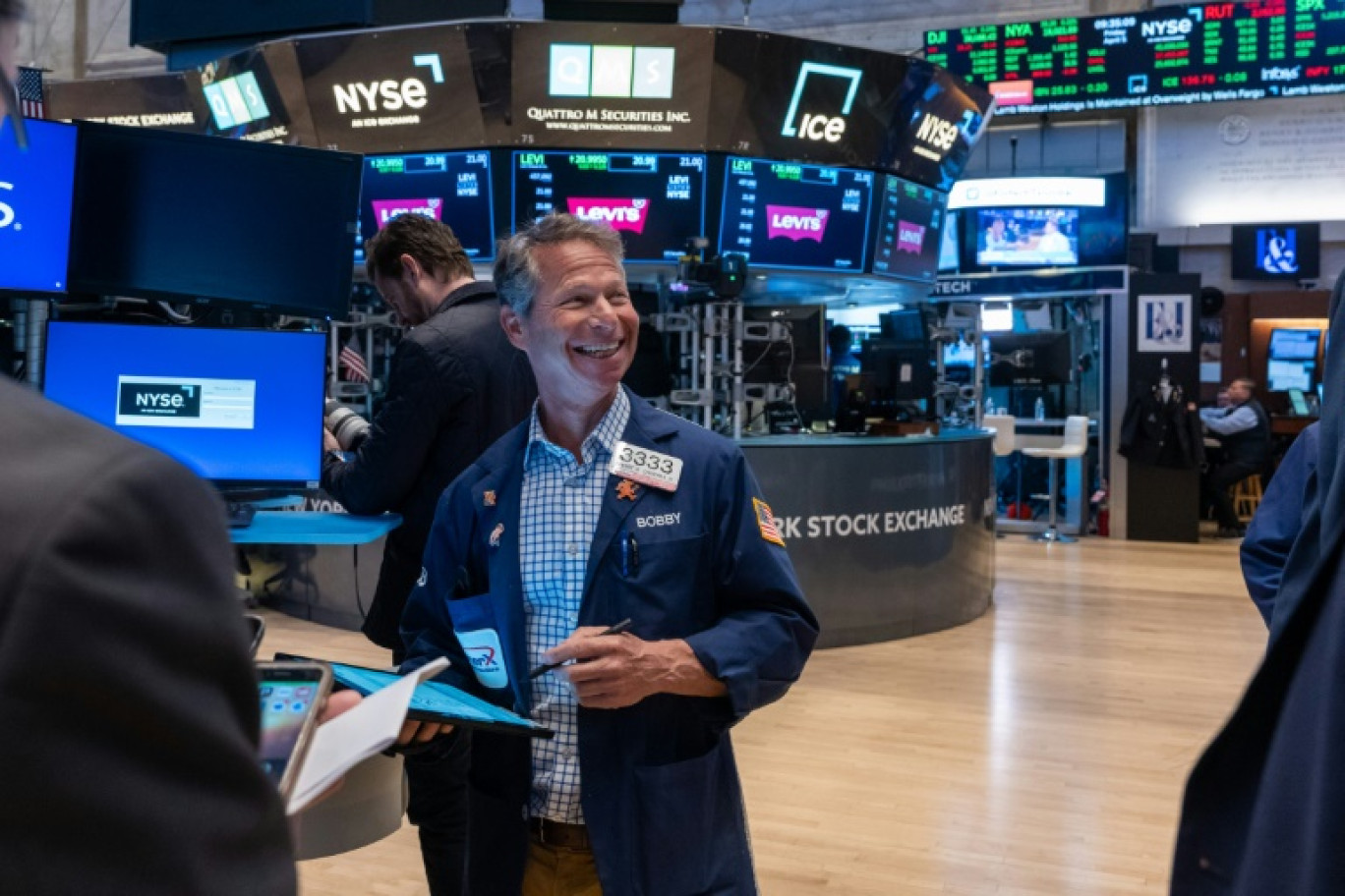 Un opérateur du New York Stock Exchange © SPENCER PLATT