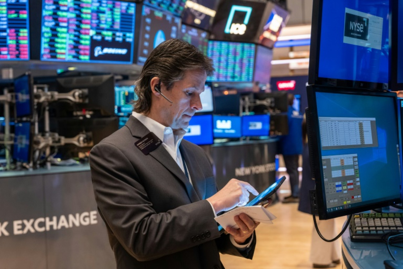 Le parquet du New York Stock Exchange © SPENCER PLATT