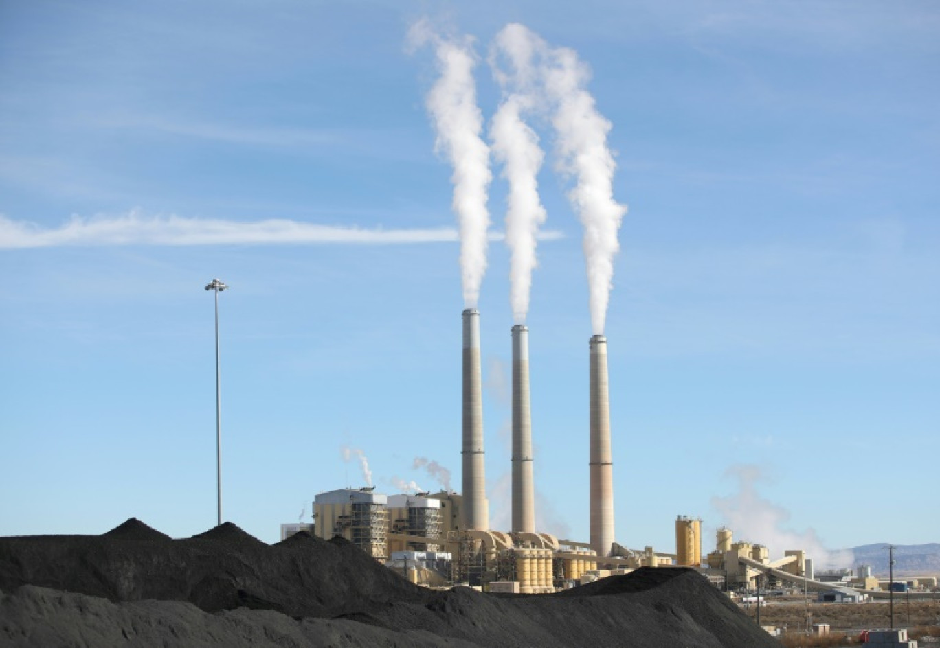 Une centrale à charbon dans l'Utah, aux Etats-Unis, en novembre 2019 © GEORGE FREY