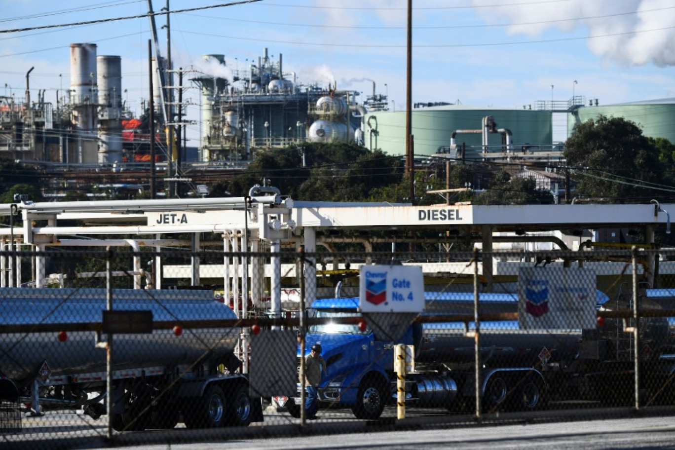 Une raffinerie de Chevron à El Segundo (Californie), le 26 janvier 2022 © Patrick T. FALLON