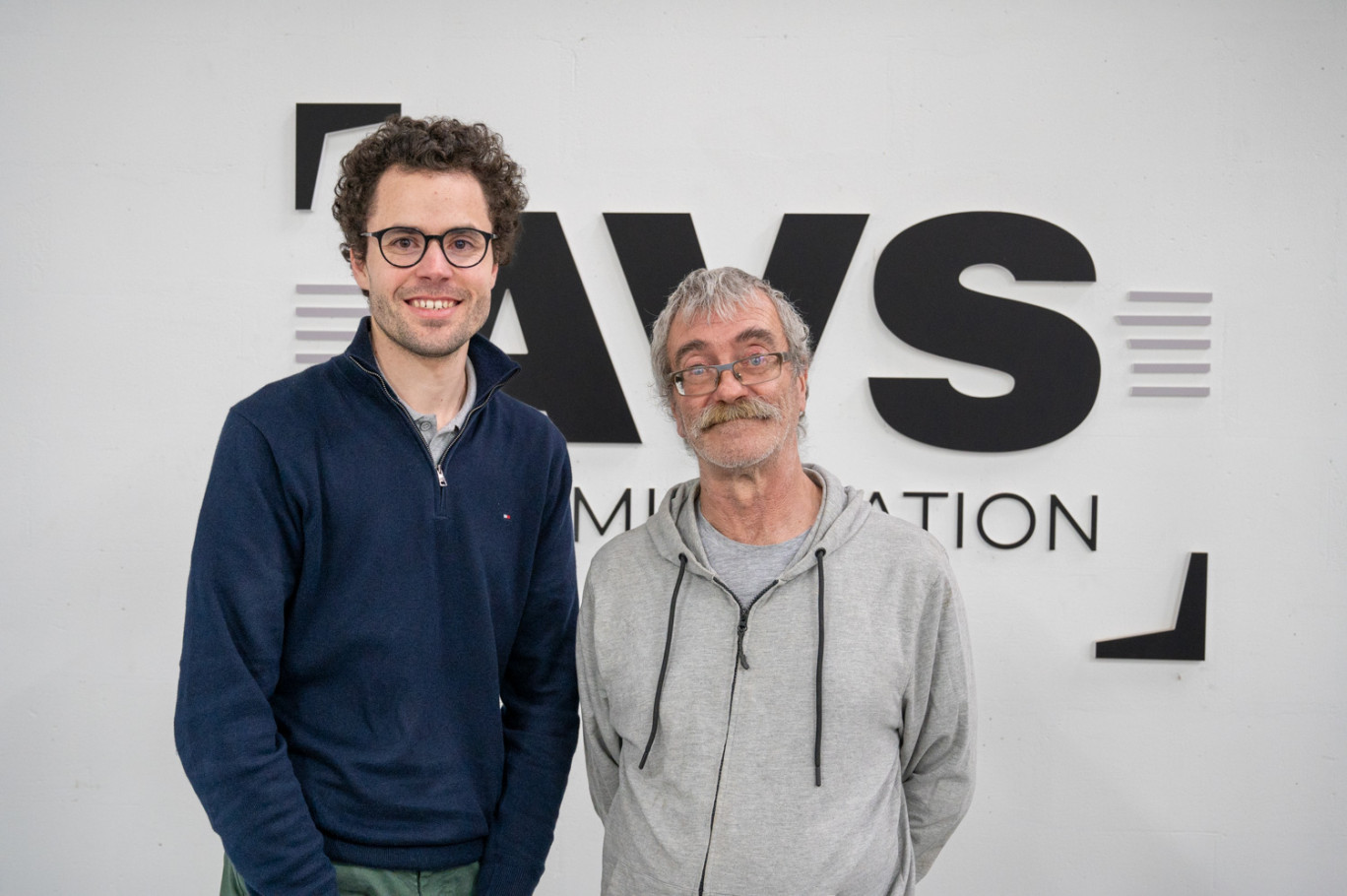 Arthur Deballon et Eric ont fait connaissance avant de s’engager dans la démarche des Bureaux du cœur. (@ E.Barra)