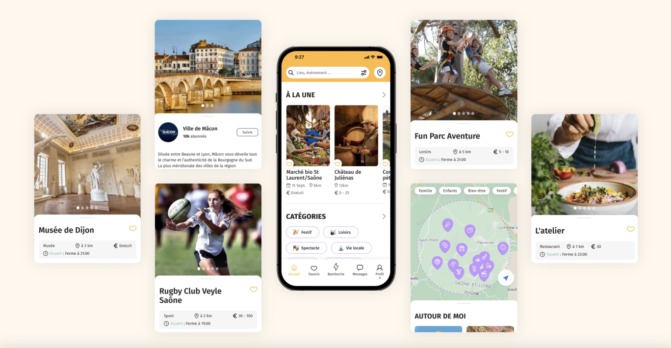 L’application Bamboche a vu le jour à Mâcon, mais elle compte conquérir toute la France. (@Bamboche)