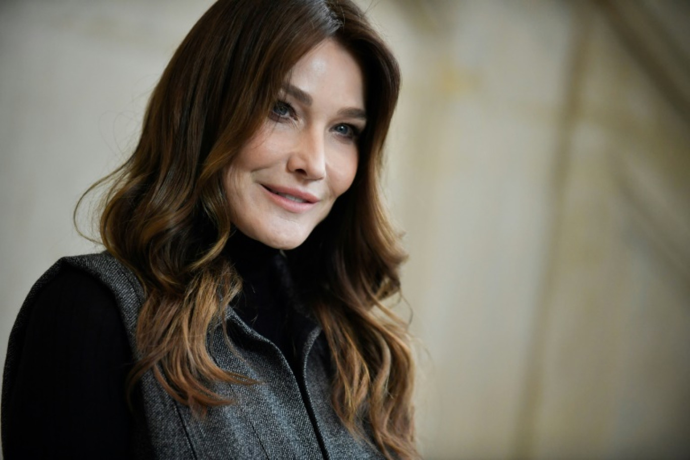 Carla Bruni-Sarkozy, le 23 janvier 2023 à Paris © JULIEN DE ROSA