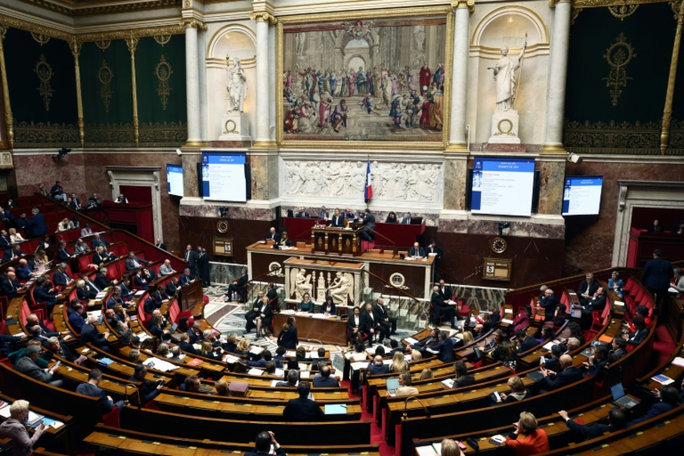 Au terme des travaux de la commission d'enquête sur les fréquences télé, les députés de la majorité présidentielle ont demandé le retrait de propositions de l'élu LFI Aurélien Saintoul © EMMANUEL DUNAND