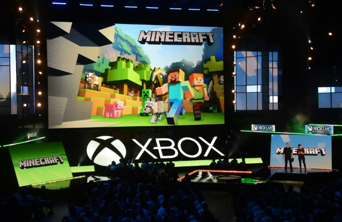 Au cours de la conférence de presse autour de la Xbox E3 2016 de Microsoft, au Galen Center de Los Angeles, en Californie, le 13 juin 2016 © FREDERIC J. BROWN