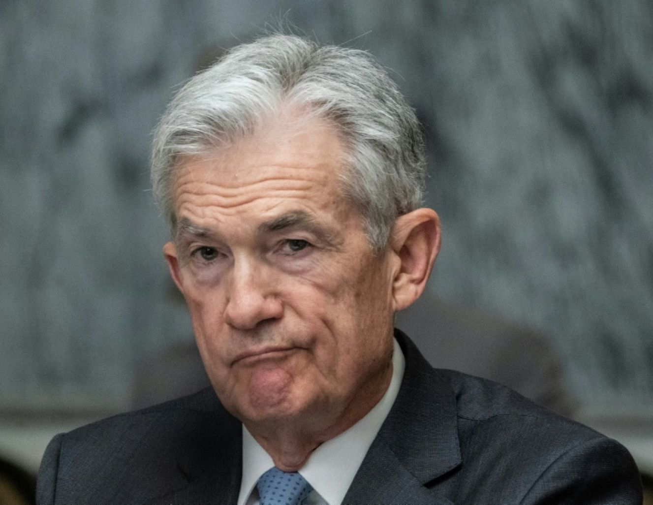 Le président de la Réserve fédérale américaine (Fed), Jerome Powell, à Washington, le 10 mai 2024 © Andrew Caballero-Reynolds