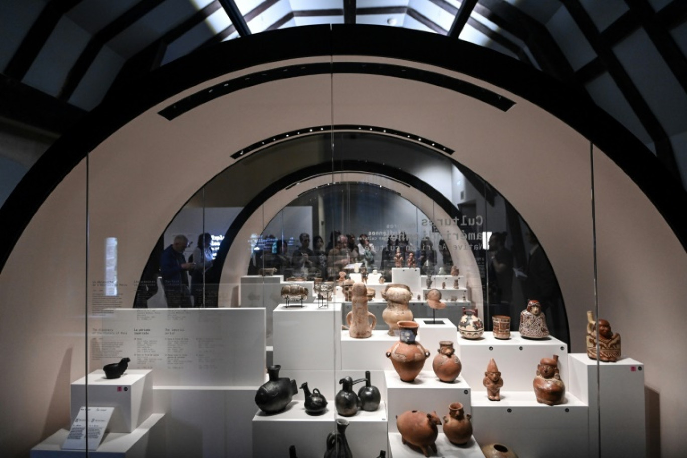 Des objets amérindiens exposés au musée Dobree à Nantes, le 15 mai 2024 en Loire-Atlantique © Sebastien SALOM-GOMIS