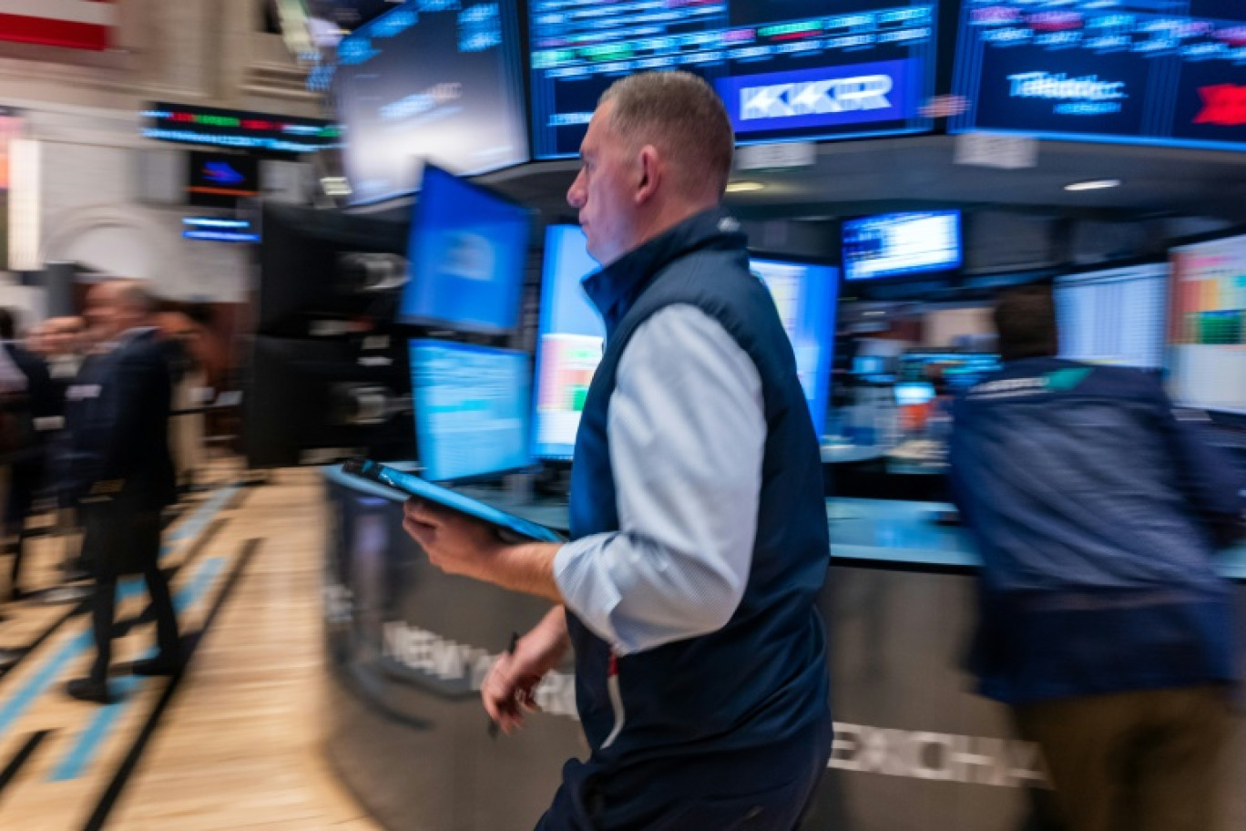 Le parquet du New York Stock Exchange © SPENCER PLATT