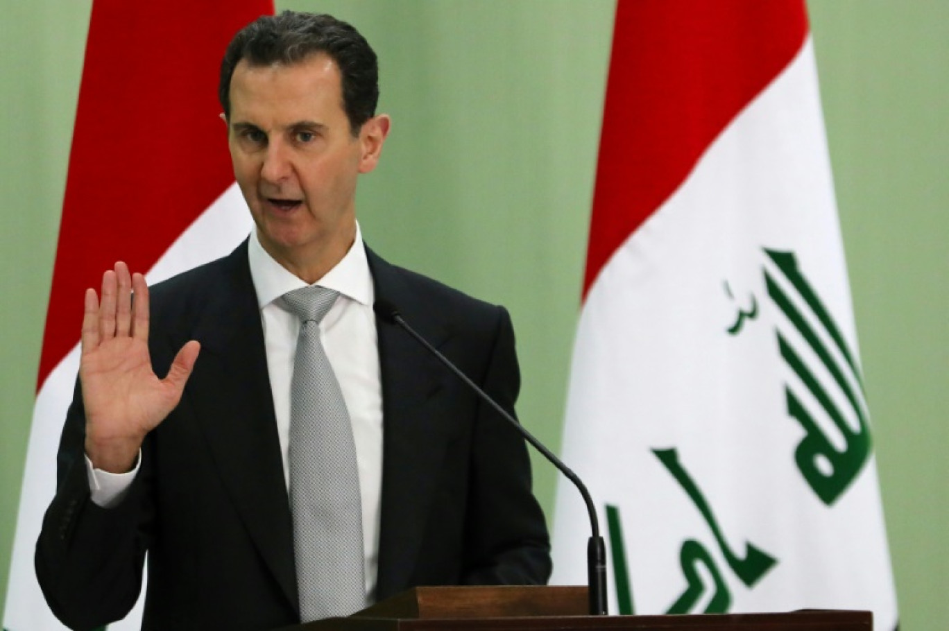 Le président syrien Bachar al-Assad, le 16 juillet 2023 à Damas © LOUAI BESHARA