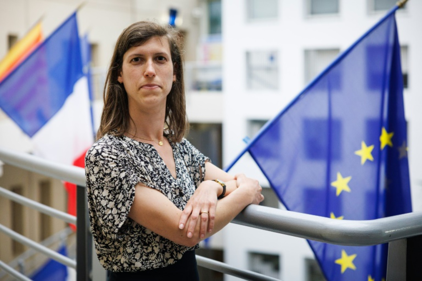 Lucie Durocher au conseil régional Provence-Alpes-Cote d'Azur, le 14 mai 2024, à Marseille © CLEMENT MAHOUDEAU