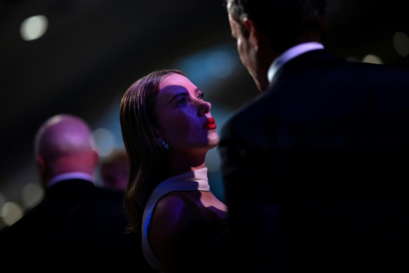 Scarlett Johansson au dîner des correspondants de la Maison Blanche, à Washington, le 27 avril 2024 © Brendan Smialowski