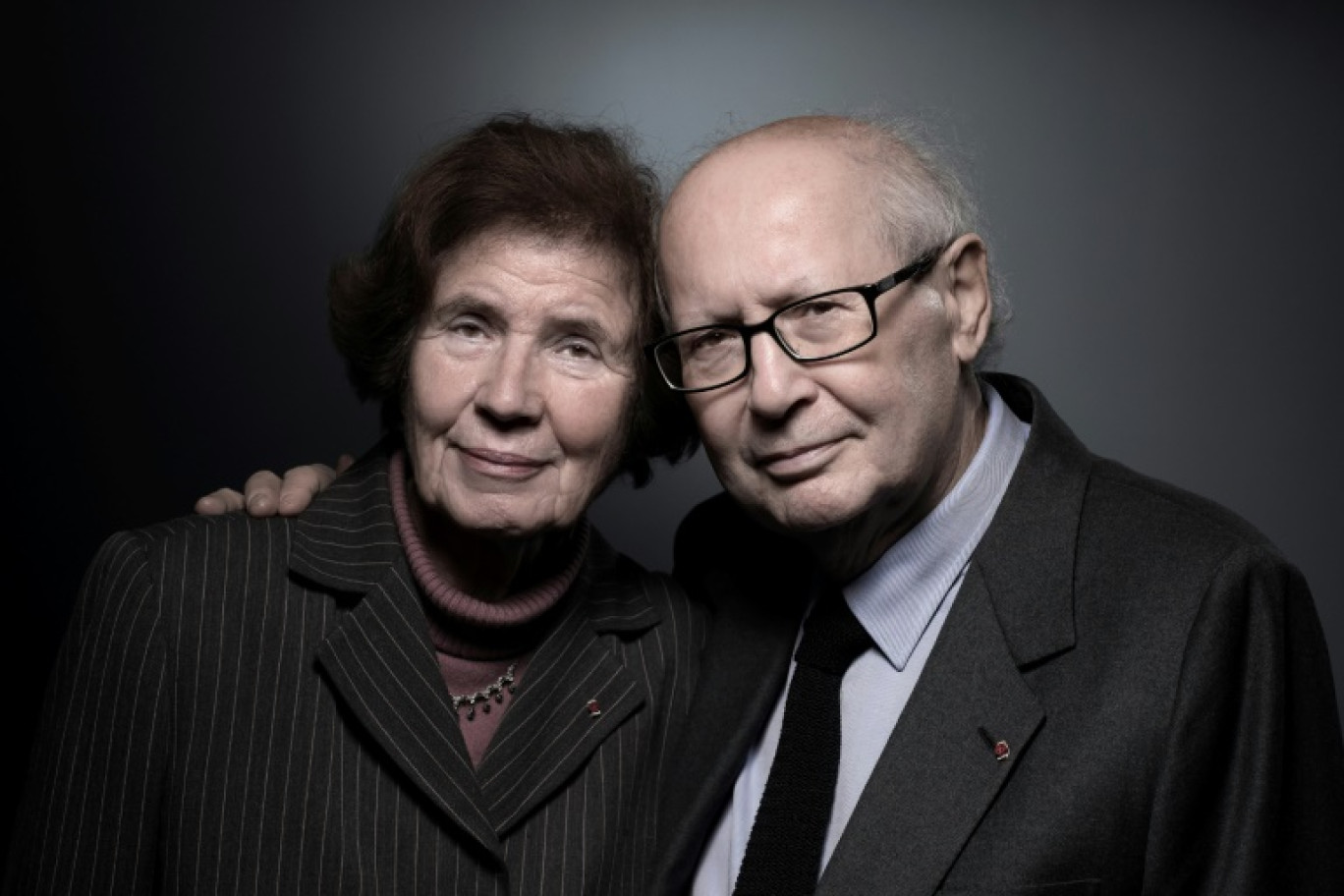 Serge et Beate Klarsfeld à Paris, le 22 novembre 2017 © JOEL SAGET