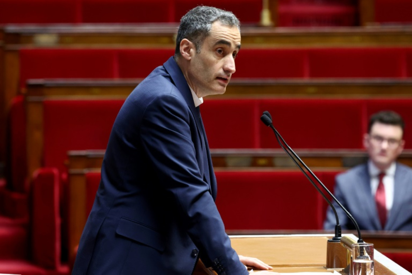 Le député écologiste Nicolas Thierry à l'Assemblée nationale, le 4 avril 2024 à Paris © EMMANUEL DUNAND