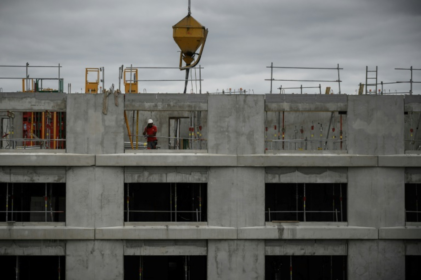 Le nombre de permis de construire délivrés a continué de baisser en France sur une période de douze mois s'achevant en avril, selon les données provisoires © Philippe LOPEZ