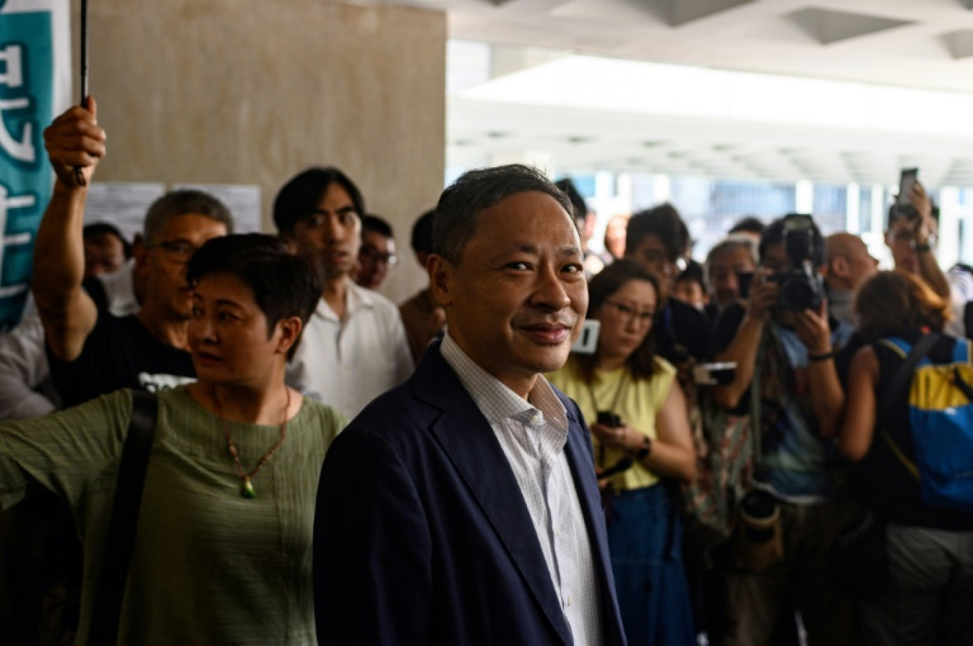 Le militant prodémocratie de Hong Kong, Benny Tai, le 15 août 2019 © Philip FONG