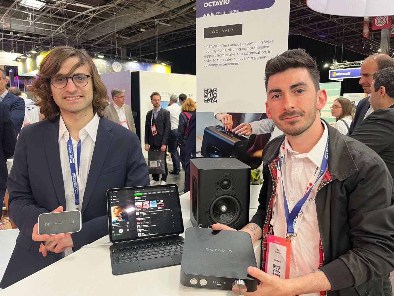 Victor Gignon et David Minard ont récemment pu exposer au salon Vivatech.