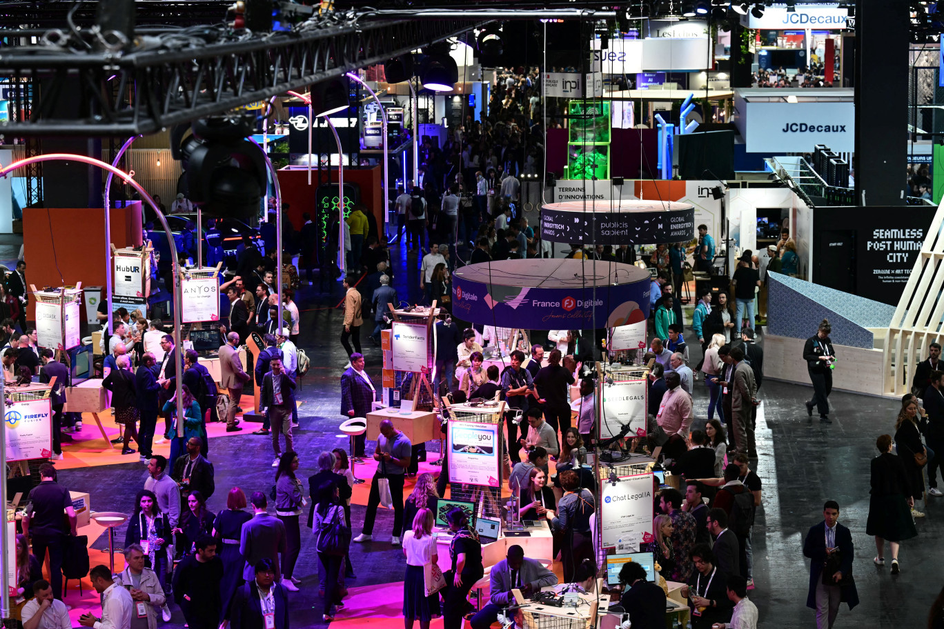 Pour cette édition 2024, près de 165 000 visiteurs sont venus sur Vivatech. © Miguel Medina-AFP