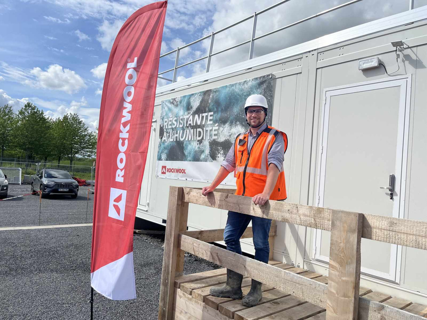 Thomas Saillard, chef de projet et directeur du site Rockwool de Courmelles.