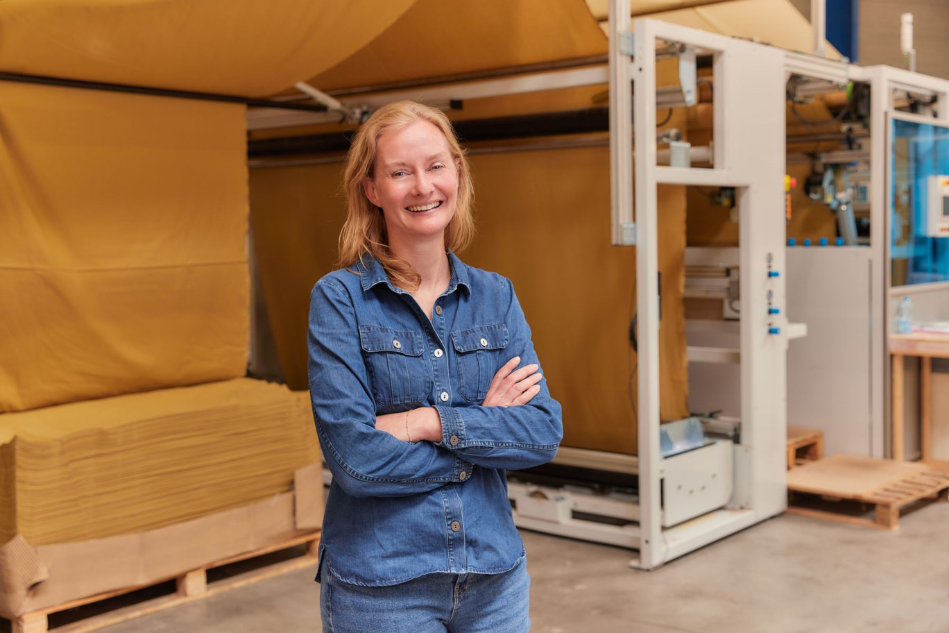 Clémentine Lefèvre, codirigeante de l'enseigne Sylvie Thiriez. © Lena Heleta