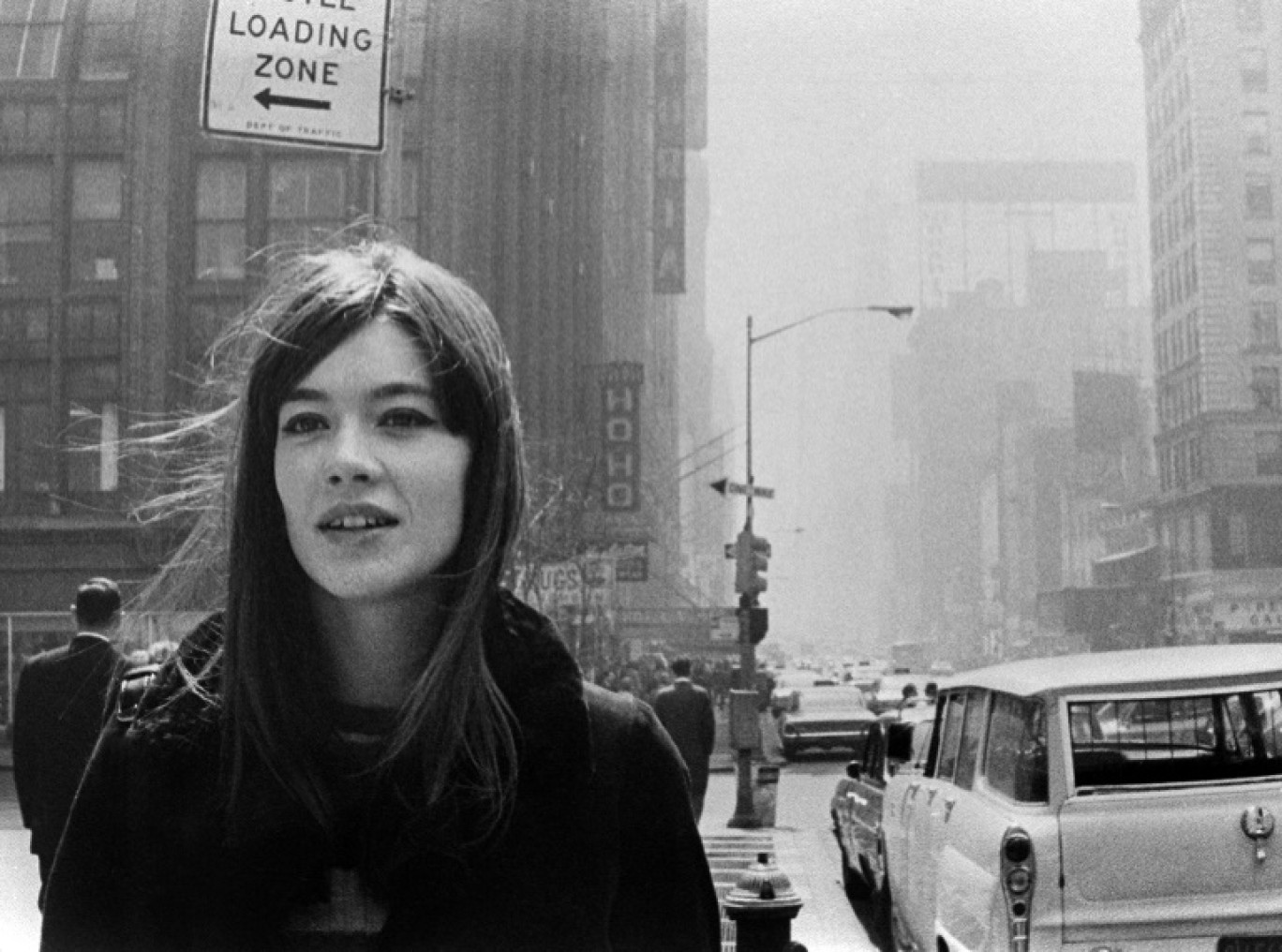 Françoise Hardy à New York, en avril 1965 © -