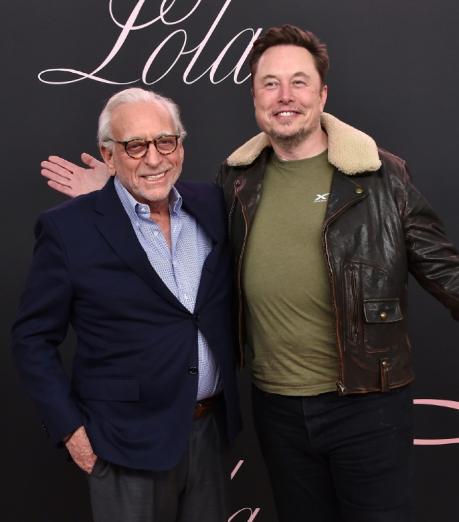 Les milliardaires Nelson Peltz et Elon Musk à l'avant-première de "Lola" à Los Angeles, le 3 février 2024 © LISA O'CONNOR