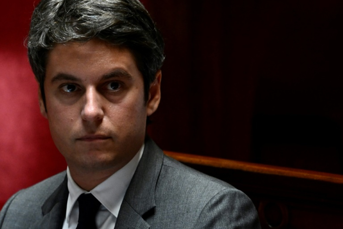 Le Premier ministre français Gabriel Attal à l'Assemblée nationale le 5 juin 2024 à Paris © JULIEN DE ROSA