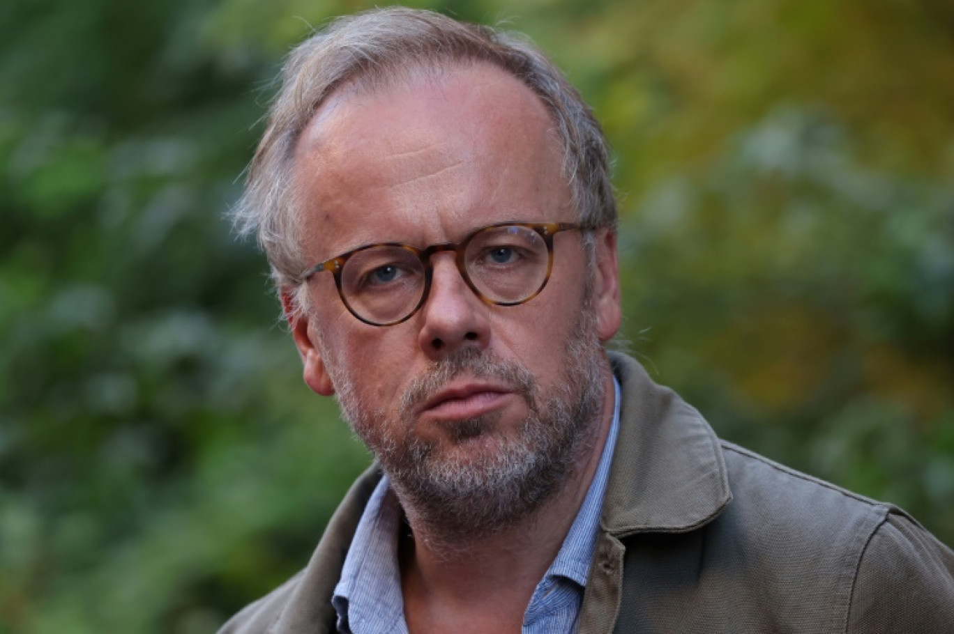 Christophe Deloire, à la tête de Reporters sans frontières, à Paris, le 6 octobre 2023 © Thomas SAMSON