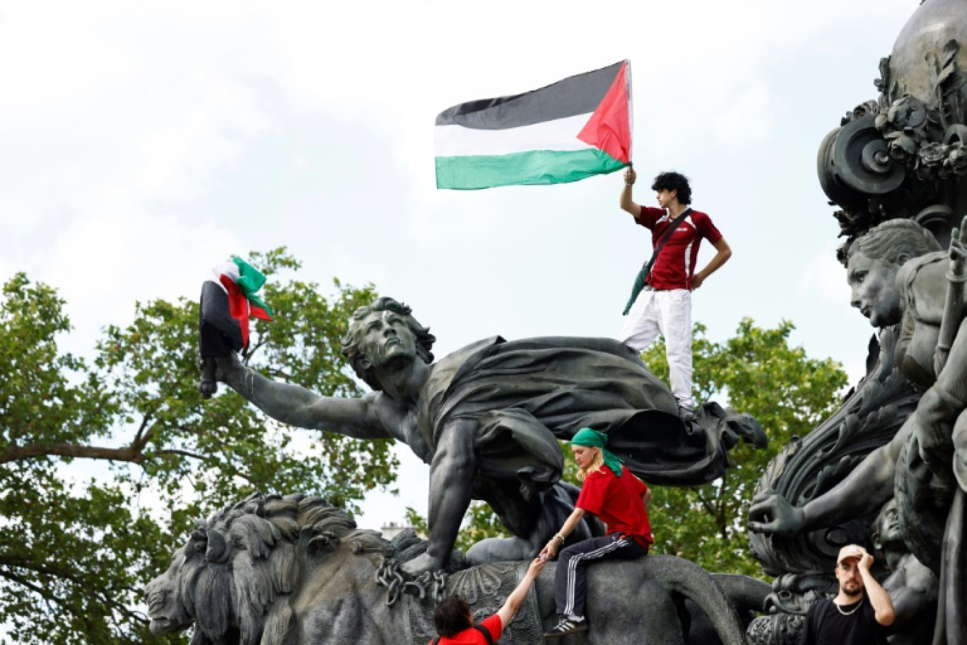 Manifestation de soutien aux Palestiniens, le 8 juin 2024 à  à Paris © Sameer Al-Doumy