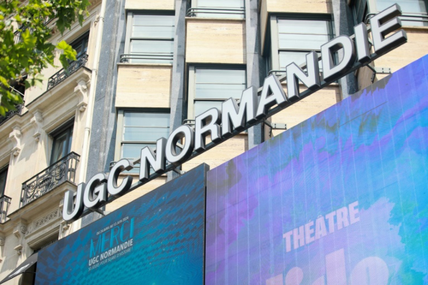 Le cinéma UGC Normandie, avenue des Champs-Elysées à Paris, le 3 juin 2024 © Sami KARAALI