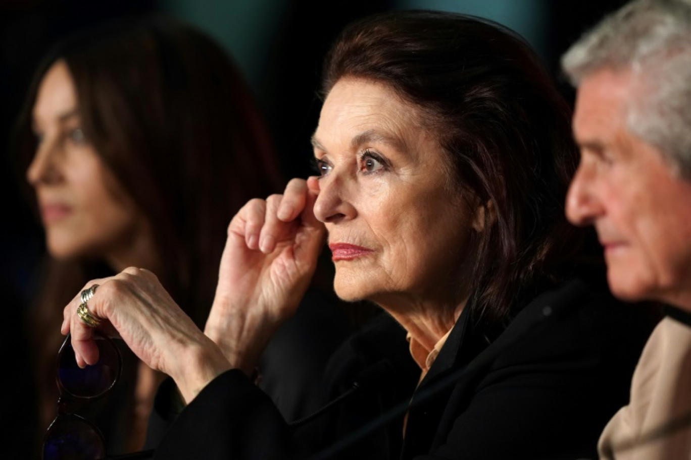 Anouk Aimée au Festival de Cannes, dans les Alpes-Maritimes, le 19 mai 2019 © Sébastien BERDA