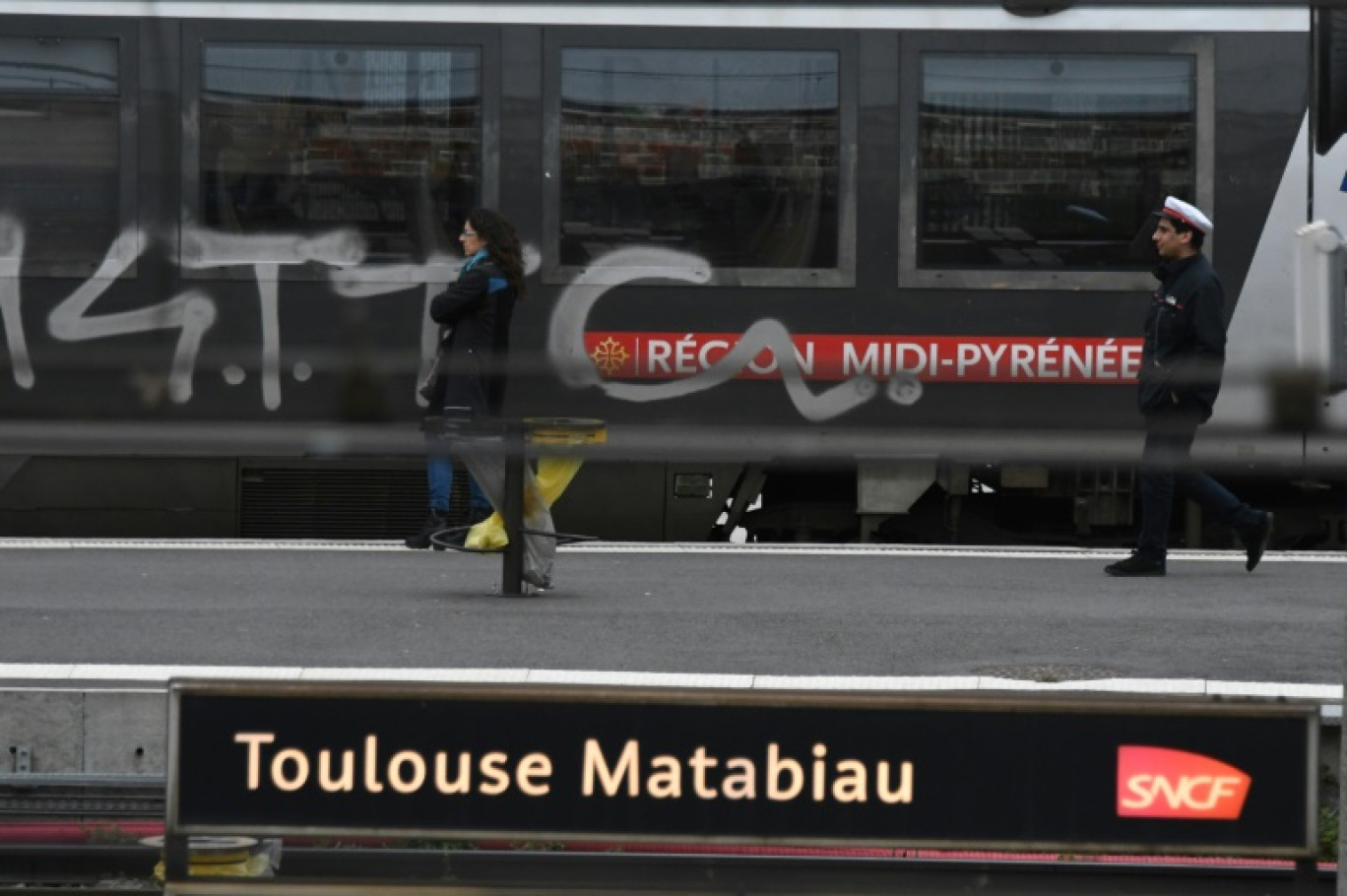 A la gare de Toulouse-Matabiau, le 2 avril 2018 © PASCAL PAVANI