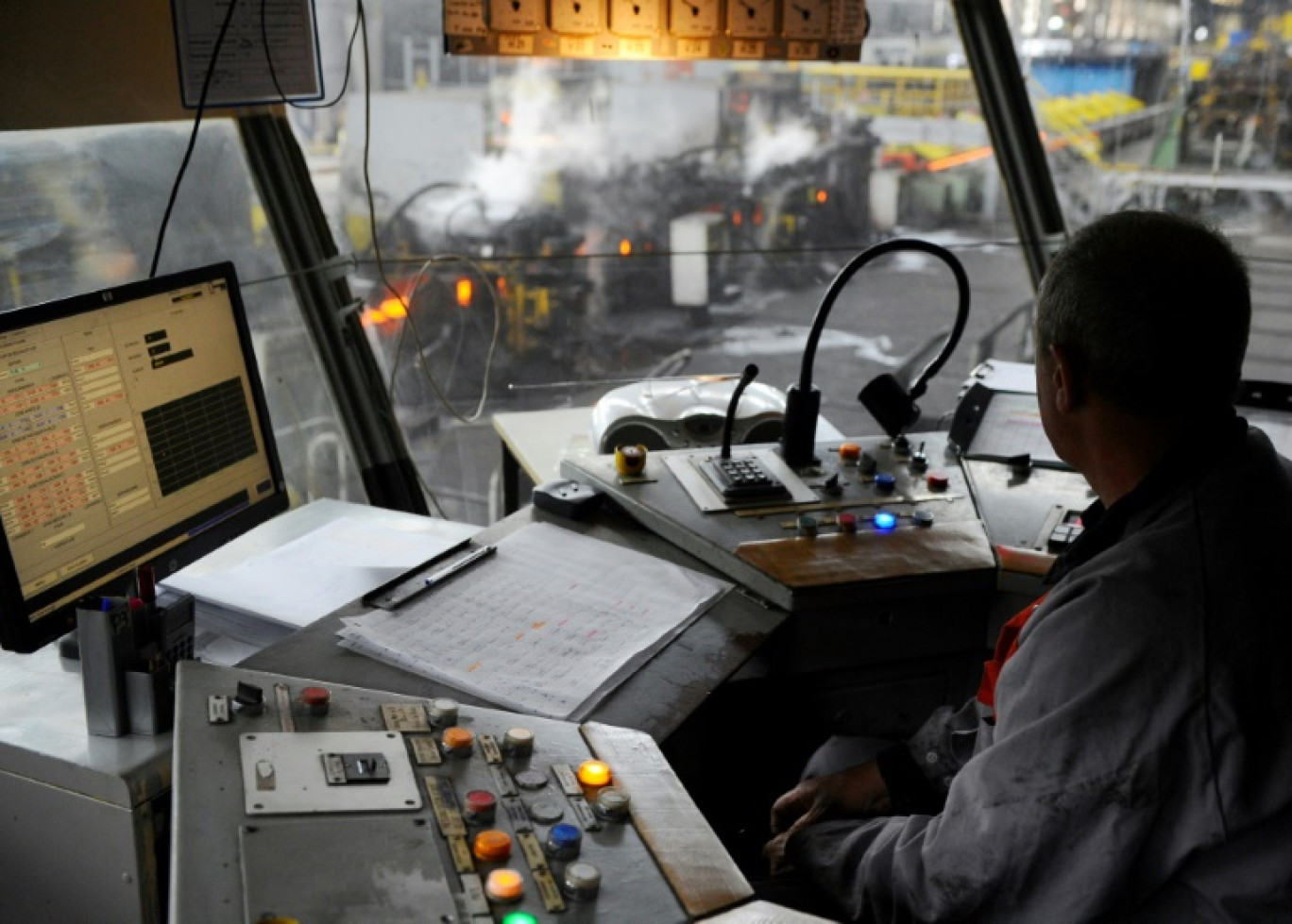 L'usine Ascométal d'Hagondange (Moselle), le 28 mai 2014 © Jean-Christophe VERHAEGEN