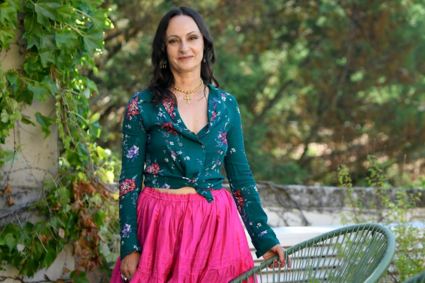 La metteuse en scène espagnole Angélica Liddell, à Avignon lors d'une précédente édition du Festival, le 5 juillet 2021 © Nicolas TUCAT