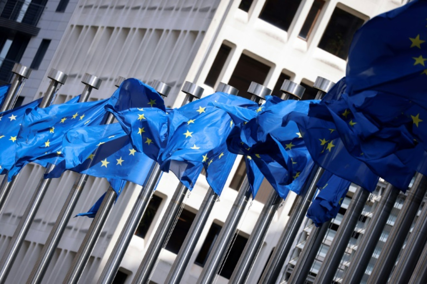 La Première ministre de l'Estonie, Kaja Kallas, choisie comme cheffe de la diplomatie de l'UE par les dirigeants européens, s'expirme lors d'une conférence de presse à Bruxelles le 28 juin 2024 © JOHN THYS