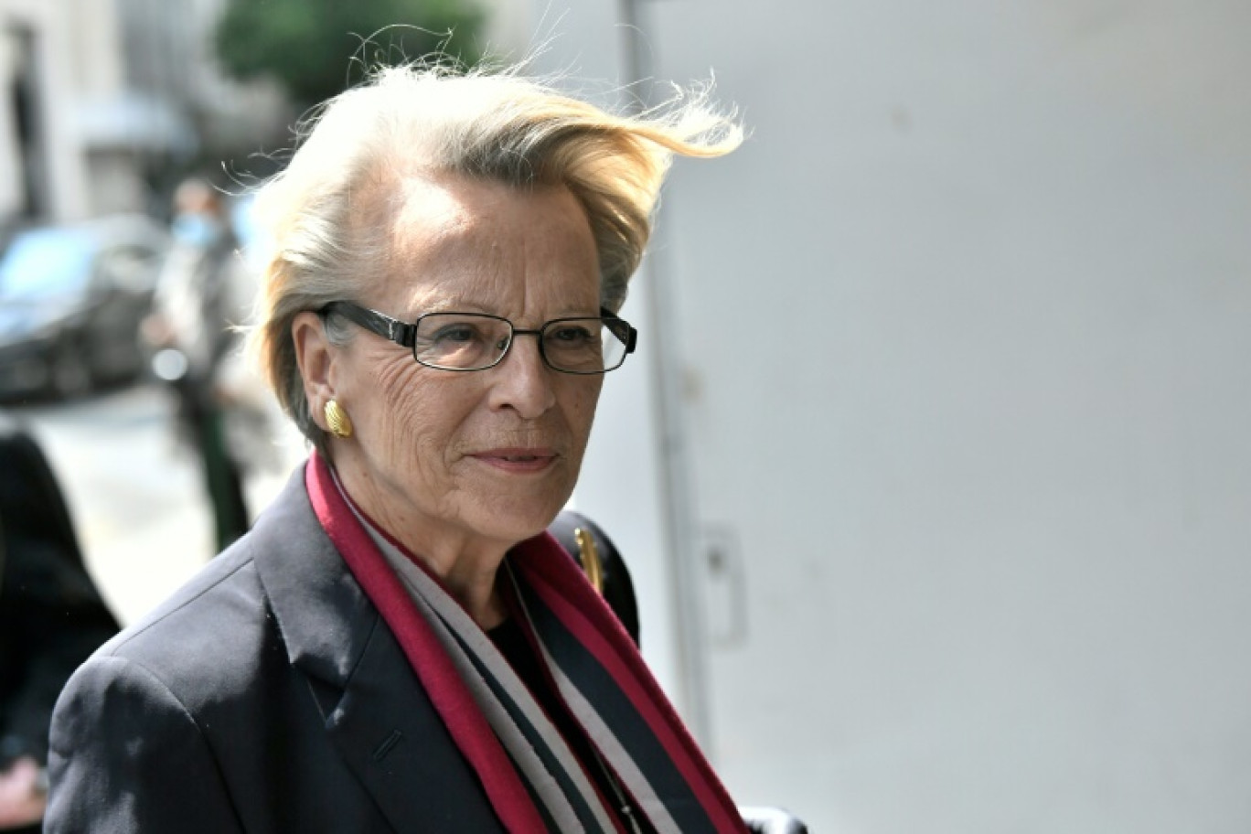 L'ex-ministre Michèle Alliot-Marie, le 3 mai 2022 à Paris © STEPHANE DE SAKUTIN