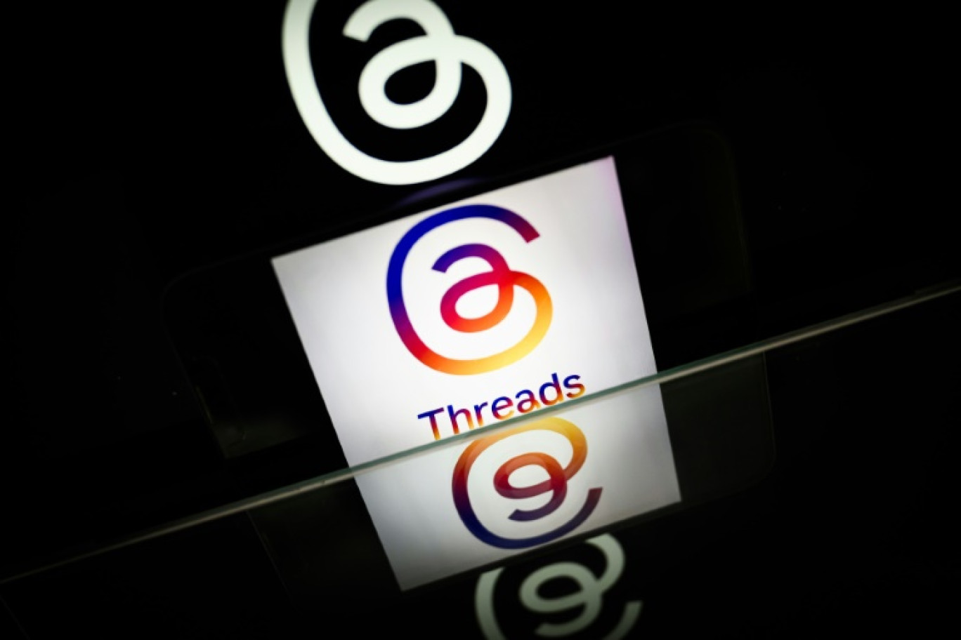 Threads, le réseau social de Meta (Facebook, Instagram) copié sur Twitter, va fêter ses un an et ses 175 millions d'utilisateurs mensuels © LOIC VENANCE