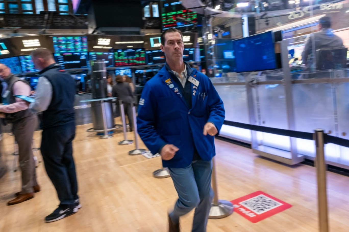 Le parquet du New York Stock Exchange © SPENCER PLATT