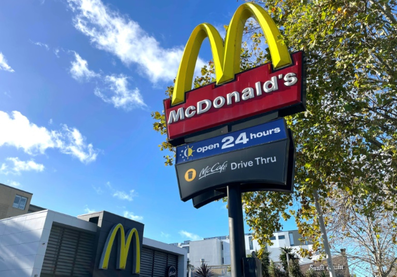 Un restaurant McDonald's à Sydney, le 4 juillet 2024 en Australie © DAVID GRAY