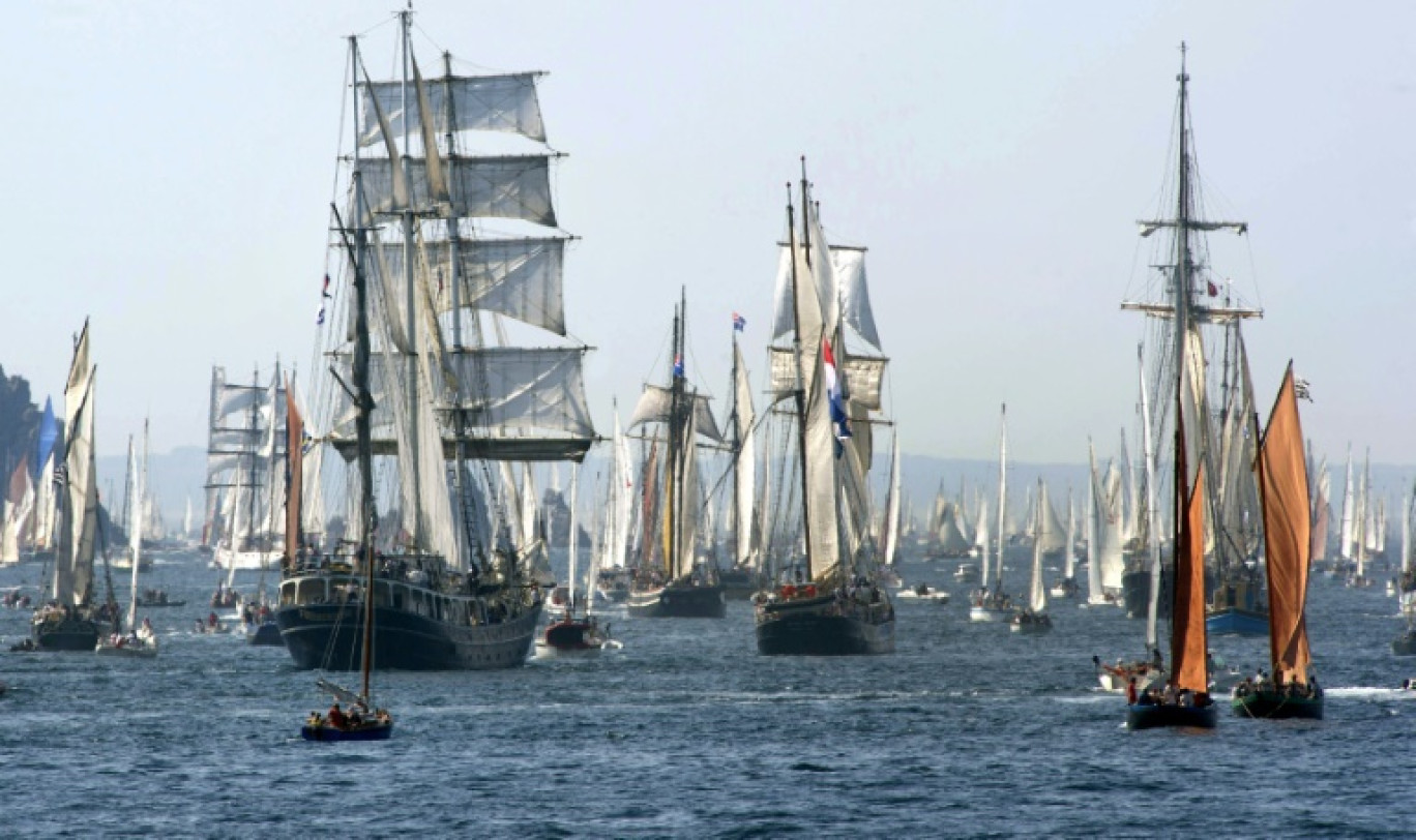 Les dernières Fêtes maritimes de Brest, en juillet 2016, avaient attiré 700.000 visiteurs © FRED TANNEAU